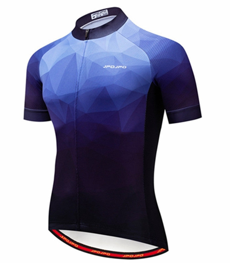 Men's  Short Sleeve Cycling Jersey, Breathable Outdoor Cycling Jerseys