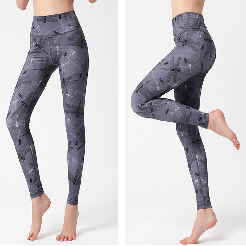 SPORTS LEGGING HIGH WAIST TIGHTS GYM LADIES CLOTHING