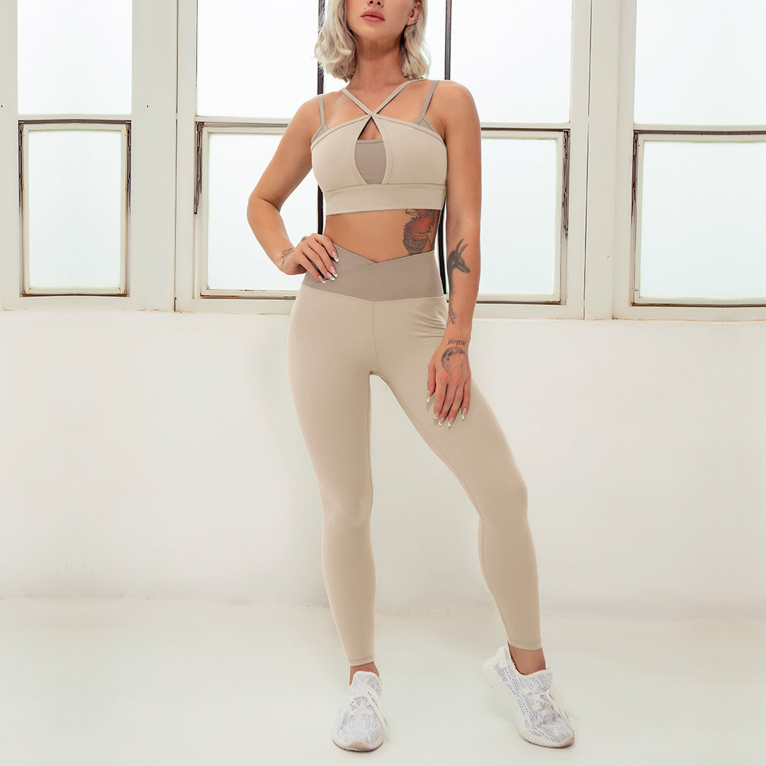 Top Hip-lifting Trousers Fitness Suit