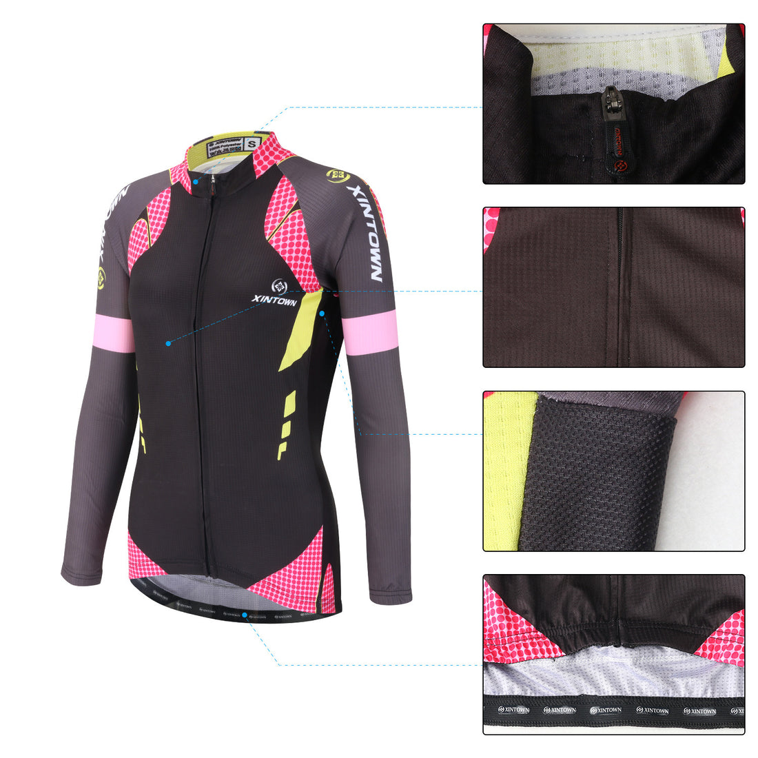 Women's Long Sleeve Cycling Jersey and Shorts Set