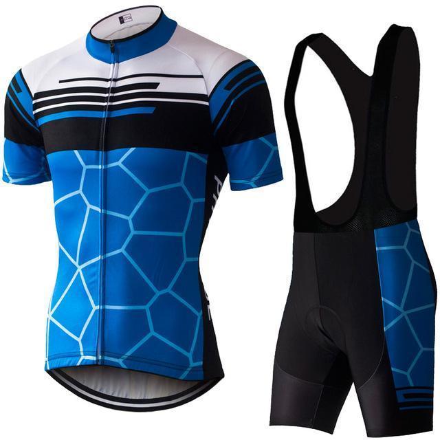 Men's Cycling Clothing Set - Aqau