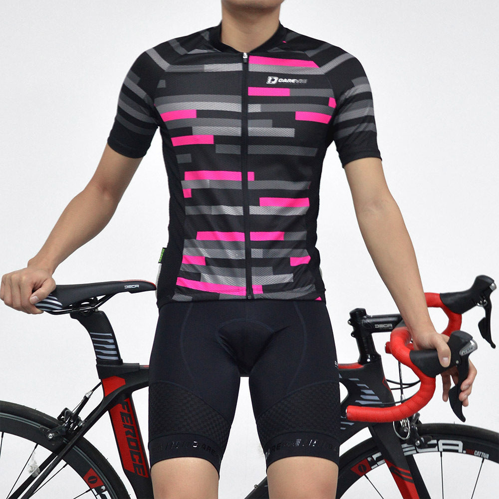 Men and women couple short sleeve Cycling top