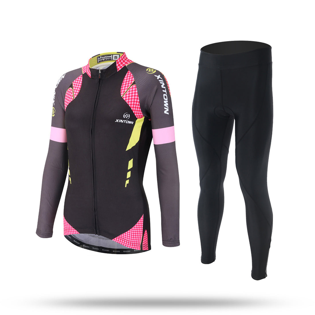 Women's Long Sleeve Cycling Jersey and Shorts Set