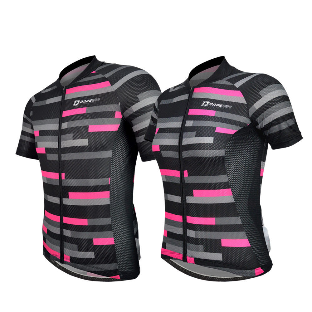 Men and women couple short sleeve Cycling top