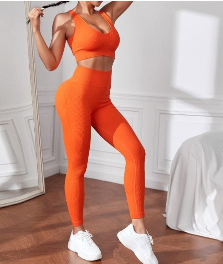 Yoga Clothes Set Bra Trousers