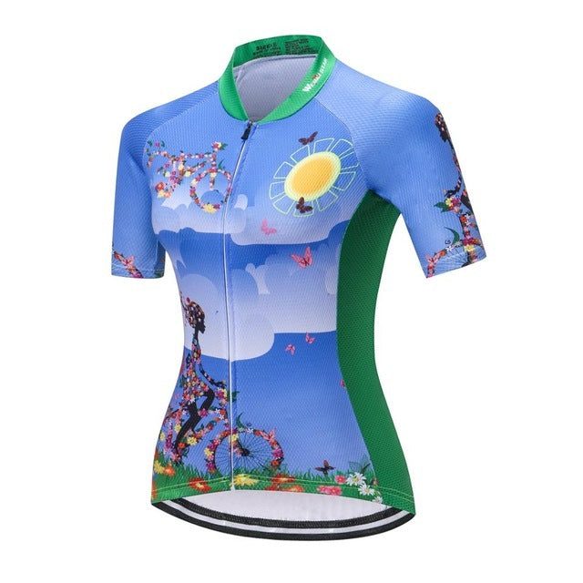 Women Cycling Jersey Shirt