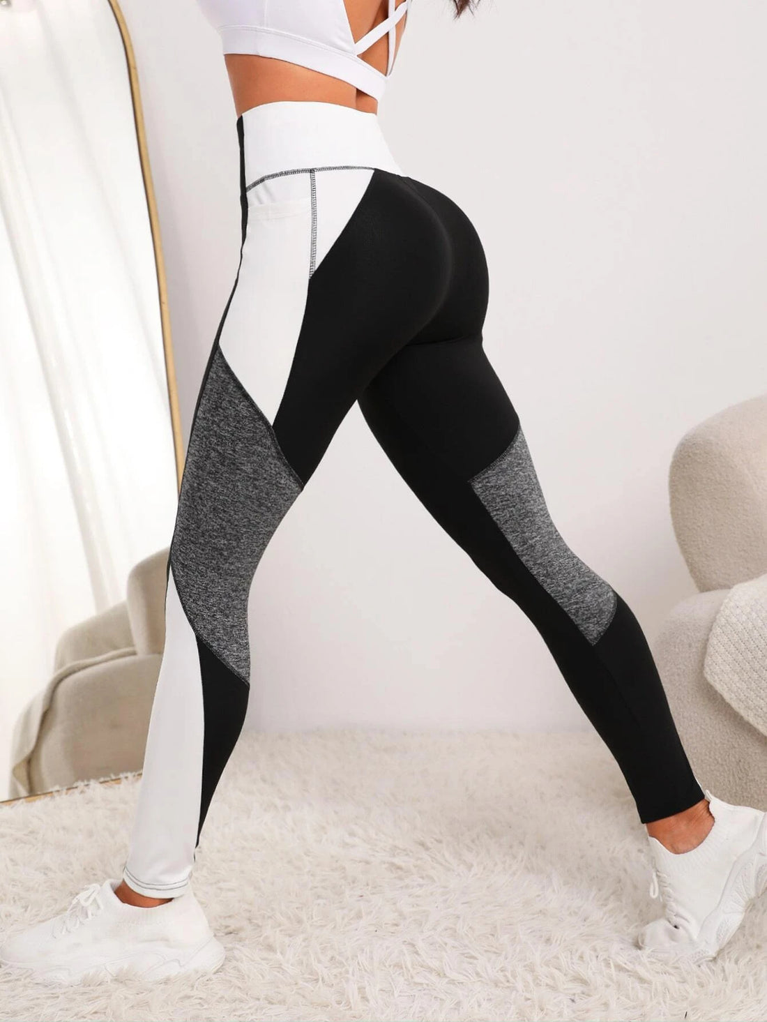 Yoga Stitching Running Pants Women