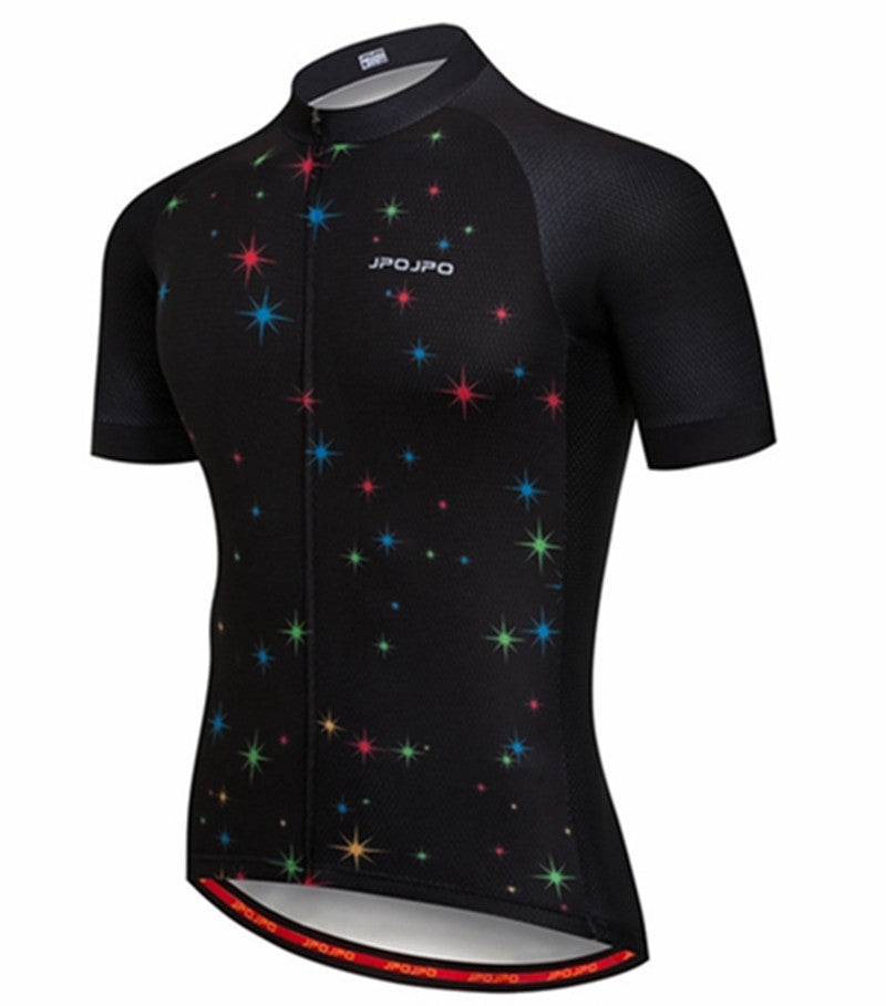 Men's  Short Sleeve Cycling Jersey, Breathable Outdoor Cycling Jerseys