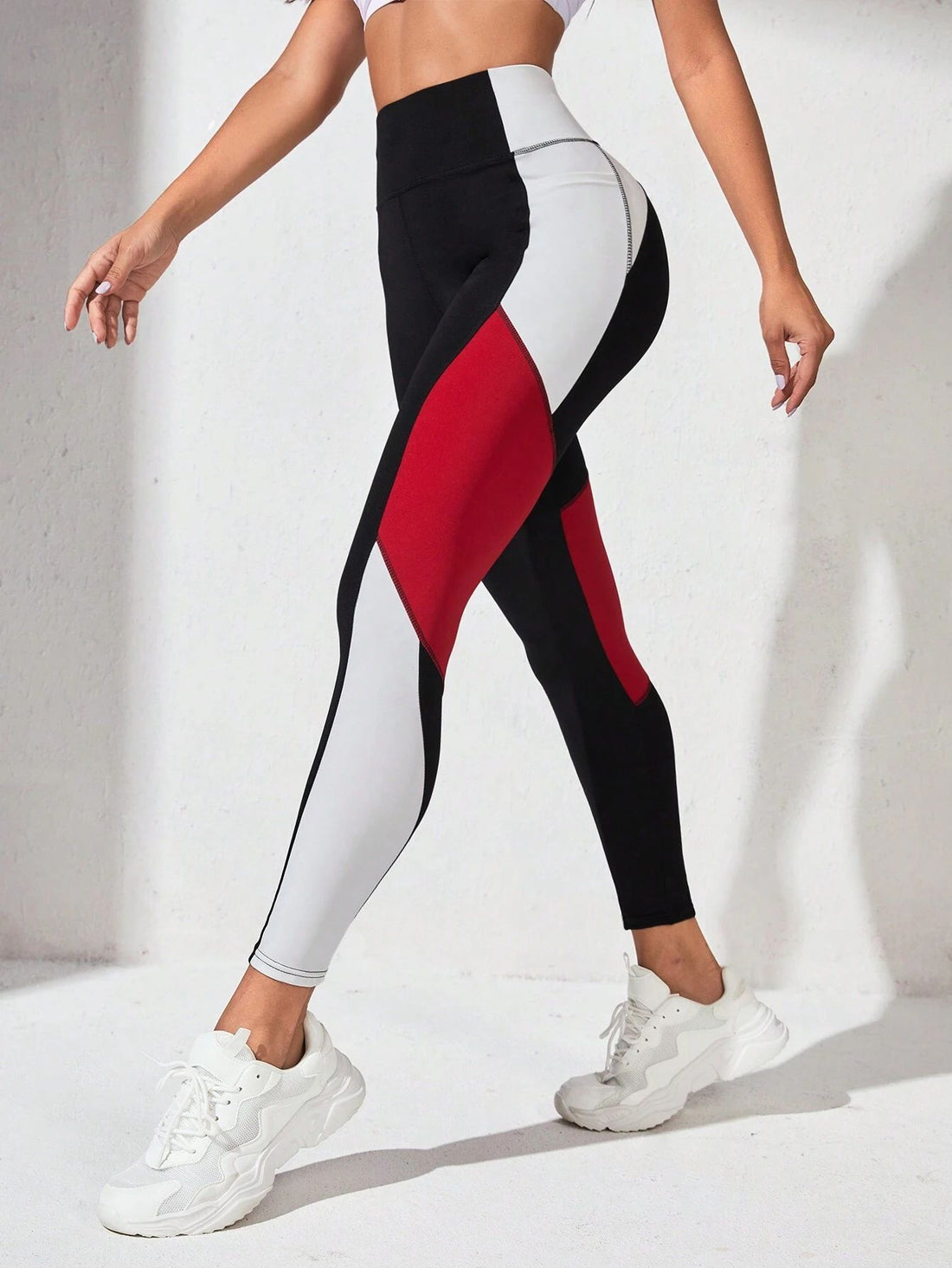 Yoga Stitching Running Pants Women