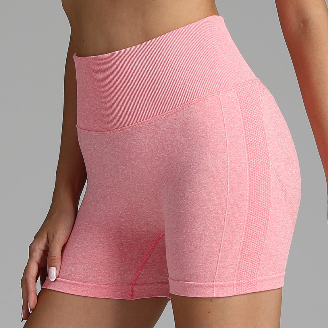 Solid Color High Waist Hip-lifting Fitness Pants